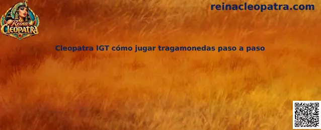 Pantalla ilustrativa de una tragamonedas Cleopatra IGT