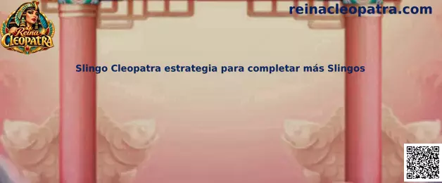 Imagen ilustrativa de Slingo Cleopatra para analizar estrategias de cuadrícula, líneas y símbolos especiales